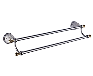 5111不锈钢毛巾架 双杆